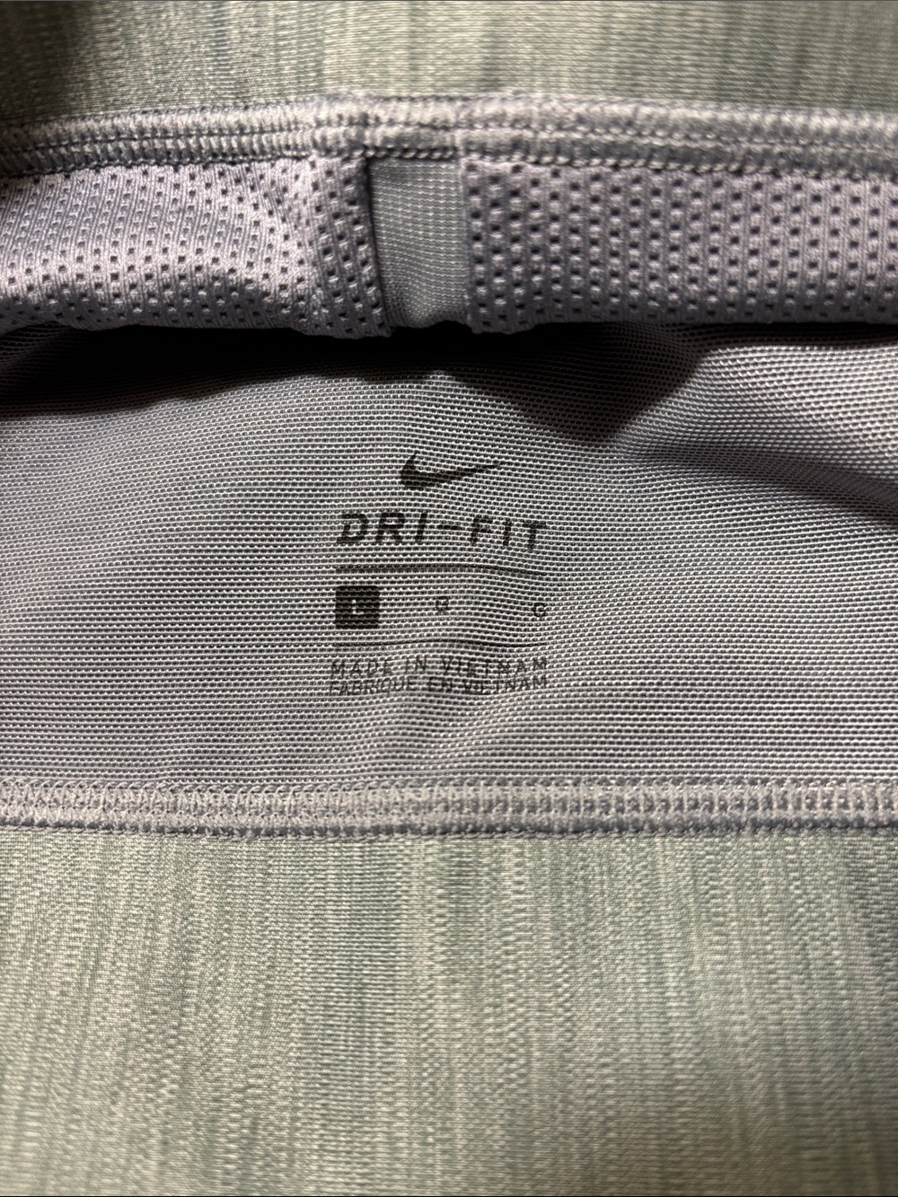 Nike Dri-Fit Indy Olive/Gray Racerback Light Support padded Sports Bra, lg - Picture 5 of 8